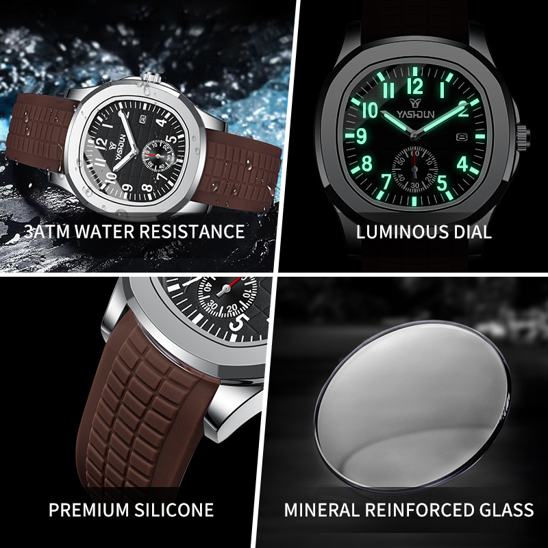 แบรนด์สปอร์ตนาฬิกาผู้ชายธุรกิจ - Smartwatch Square Watches For Men บทวิจารณ์และราคา