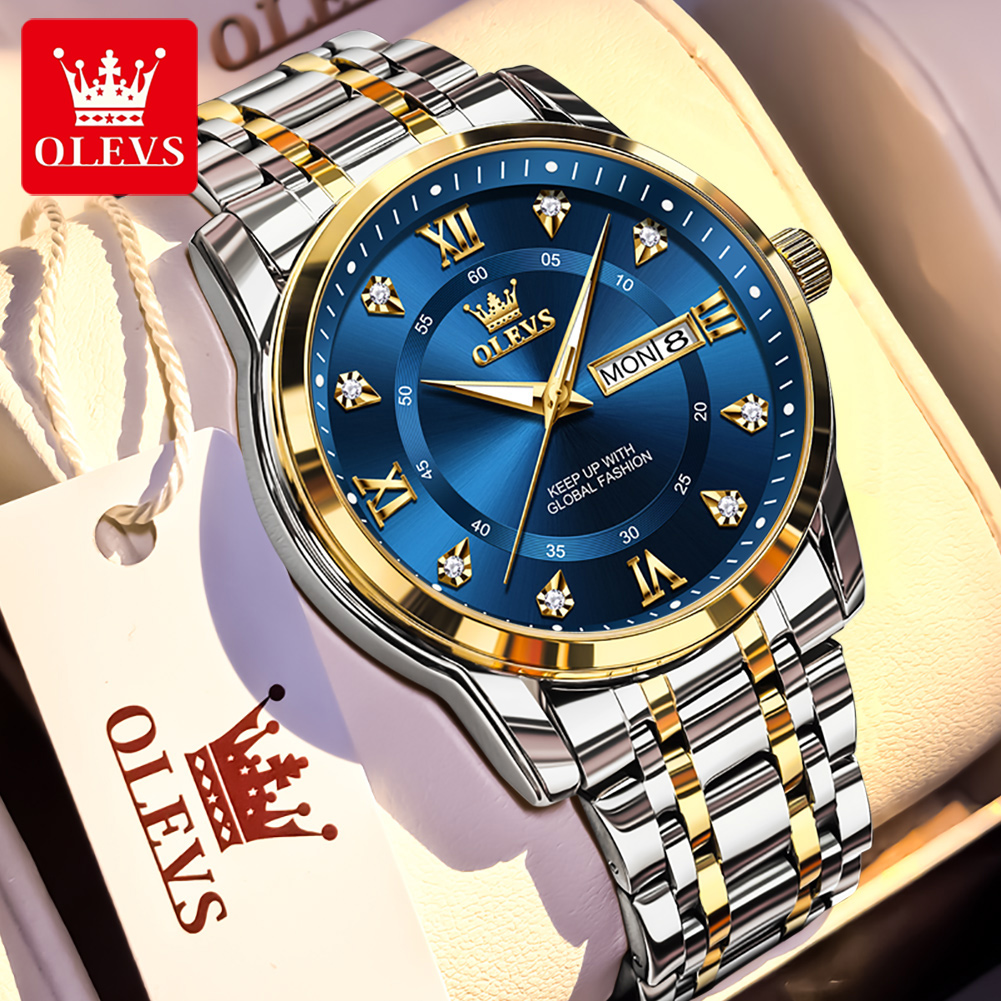 OLEVS แบรนด์นาฬิกาแฟชั่นผู้ชาย - Smartwatch Watches For Men Brands บทวิจารณ์และราคา