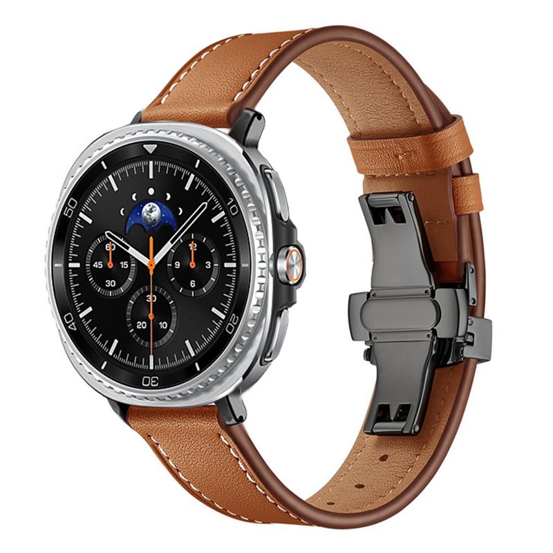 สายหนังแท้สำหรับนาฬิกา Samsung - Smartwatch Samsung Watches For Women บทวิจารณ์และราคา