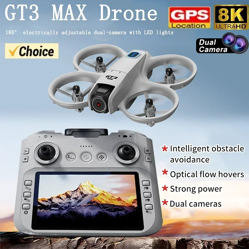 2026 NEW GT3 Mini พร้อมโดรนพับ - Watch V8 บทวิจารณ์และราคา