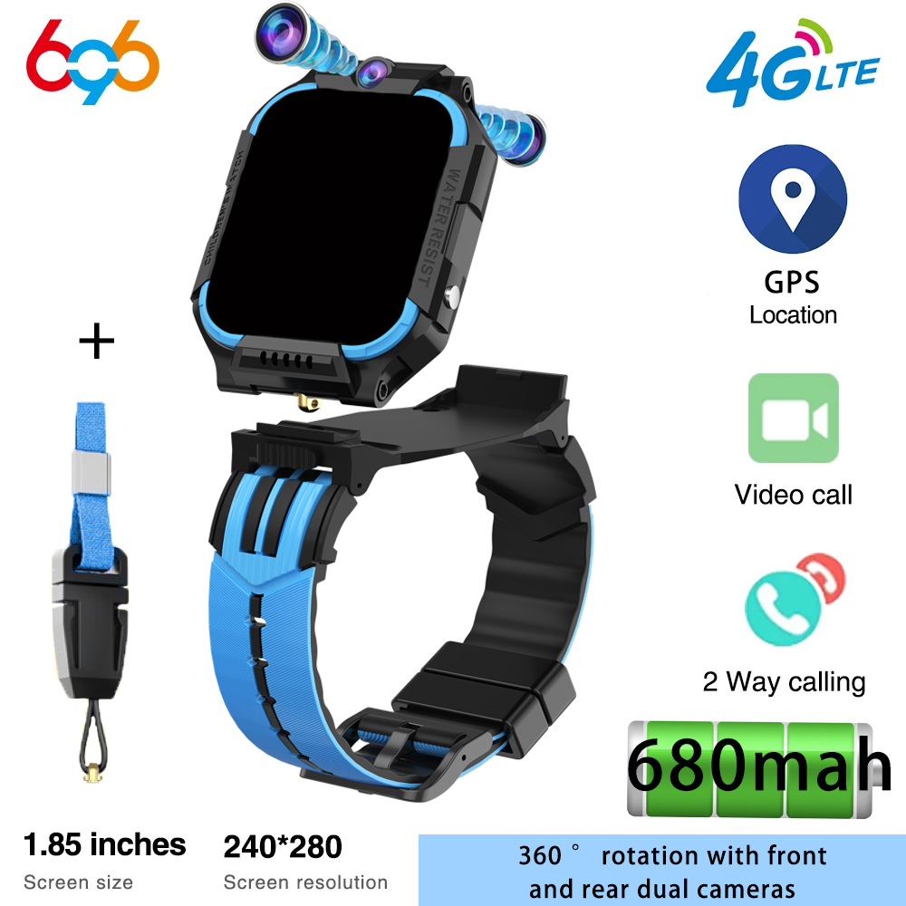 ซิมการ์ด 4G นาฬิกาอัจฉริยะสำหร - Smartwatch Watches For Kid Boy With Gps บทวิจารณ์และราคา