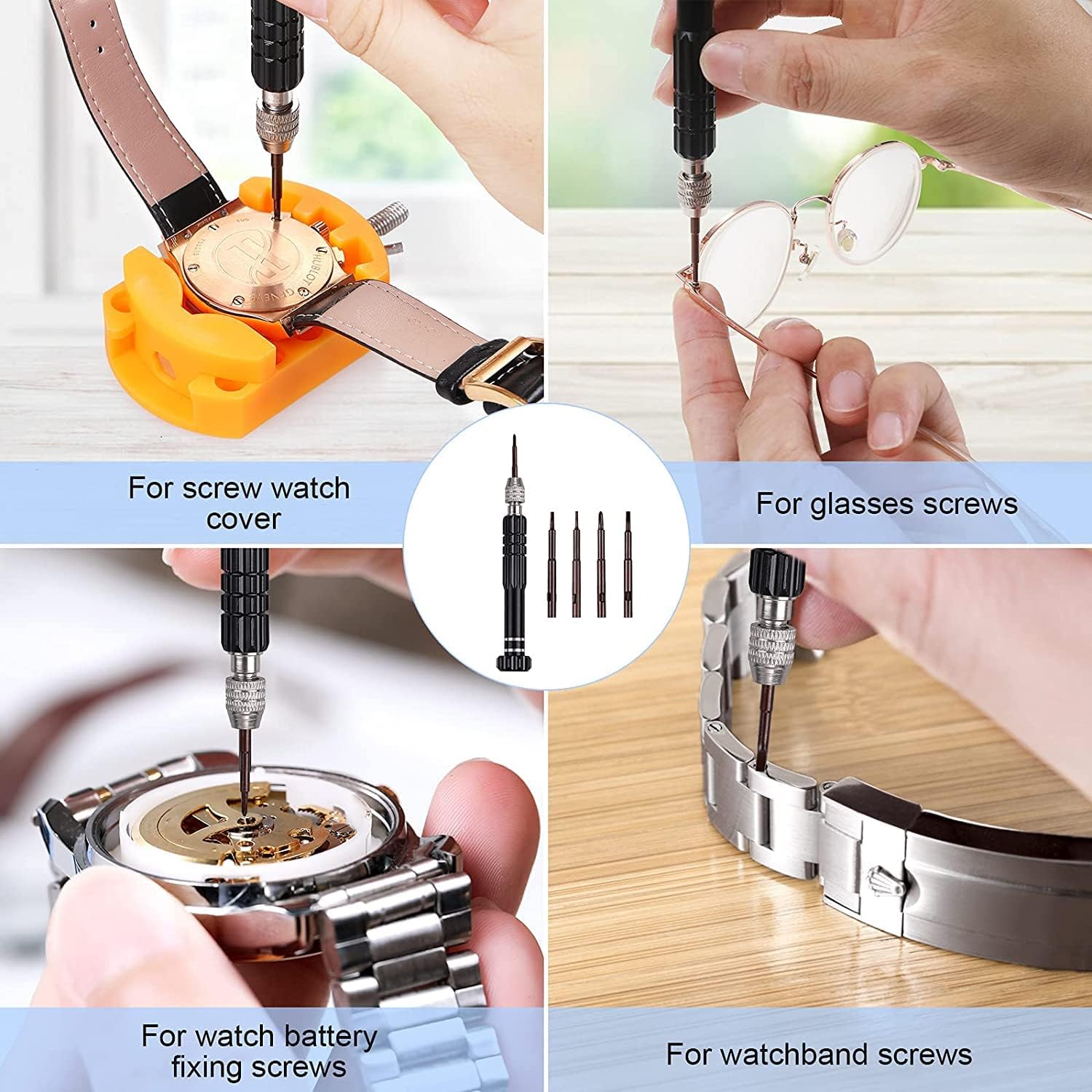 ชุดเปลี่ยนแบตเตอรี่นาฬิกา32ชิ้ - Spring Bar Tool บทวิจารณ์และราคา