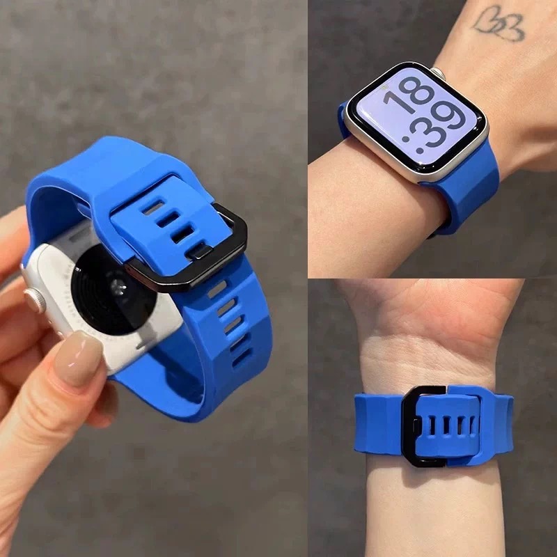 สายนาฬิกาซิลิโคนแบบนุ่ม พรีเมี - Smartwatch Premium Watches For Men บทวิจารณ์และราคา