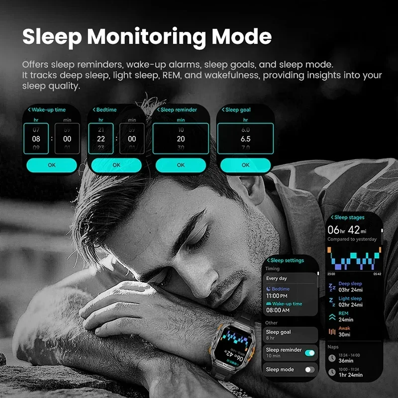 สมาร์ทวอทช์ AMOLED ระดับหรู พร - Smartwatch Square Watches For Men บทวิจารณ์และราคา
