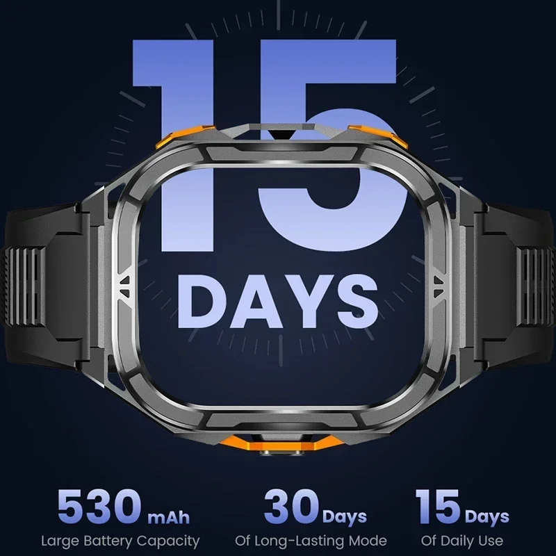สมาร์ทวอทช์ AMOLED ระดับหรู พร - Smartwatch Square Watches For Men บทวิจารณ์และราคา