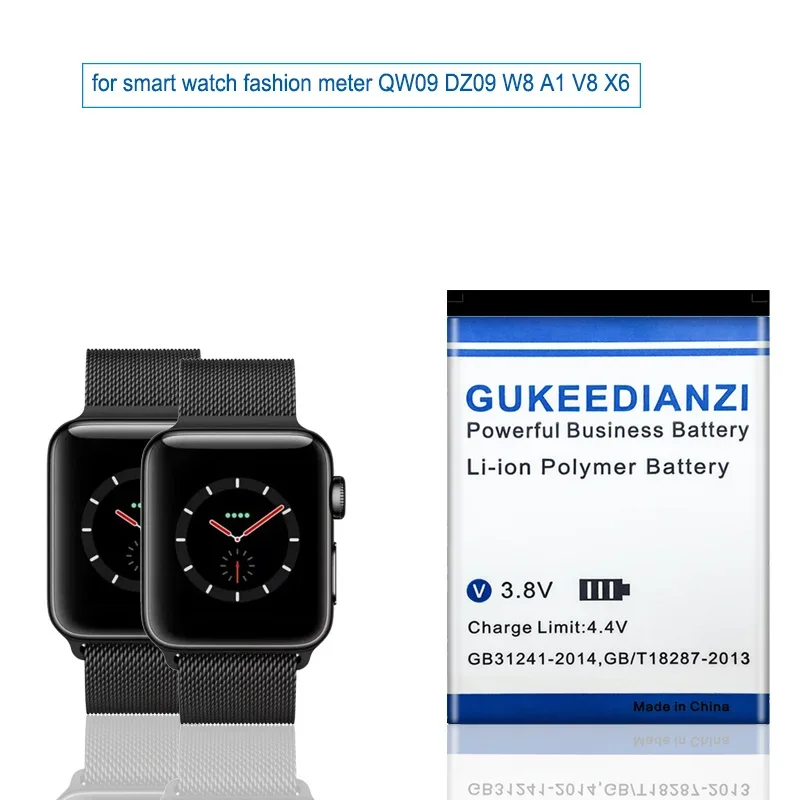 แบตเตอรี่นาฬิกา 630mAh LQ-S1 ส - Watch V8 บทวิจารณ์และราคา