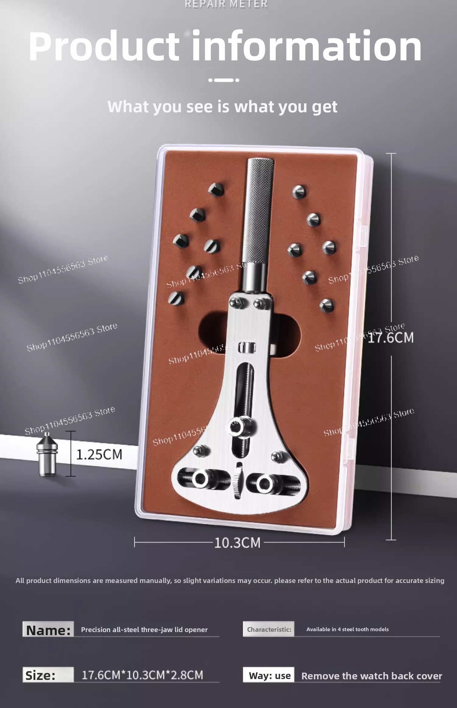 เครื่องมือเปิดฝาหลังนาฬิกาแบบส - Case Back Opener บทวิจารณ์และราคา