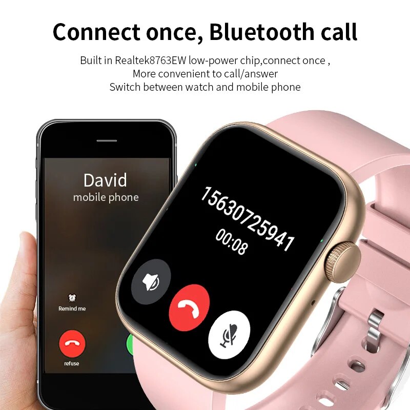 Lige สมาร์ทวอทช์โทรได้บลูทูธผู - Smartwatch Sports Watches For Women บทวิจารณ์และราคา