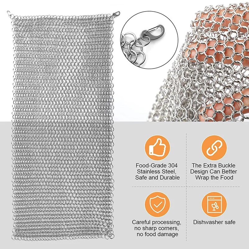 อ่างล้างจานสแตนเลสน้ําหนักเกรด - Mesh Stainless Strap บทวิจารณ์และราคา