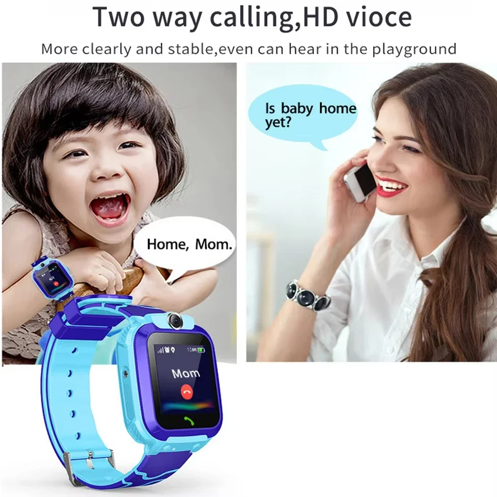XIAOMI Q12 เด็กสมาร์ทนาฬิกาเด็ - Smartwatch Watches Gift For Boys With Gps บทวิจารณ์และราคา