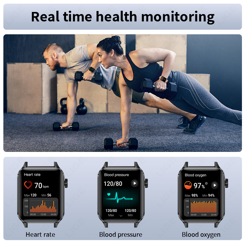 2026 นาฬิกาอัจฉริยะนิวแคลอร์ลี - Smartwatch Watches Wallpaper บทวิจารณ์และราคา