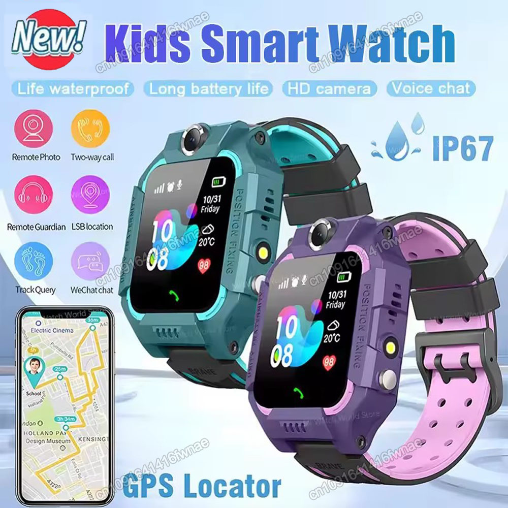 นาฬิกาสมาร์ทวอทช์เด็ก 2G รุ่นป - Smartwatch Watches Gift For Boys With Gps บทวิจารณ์และราคา