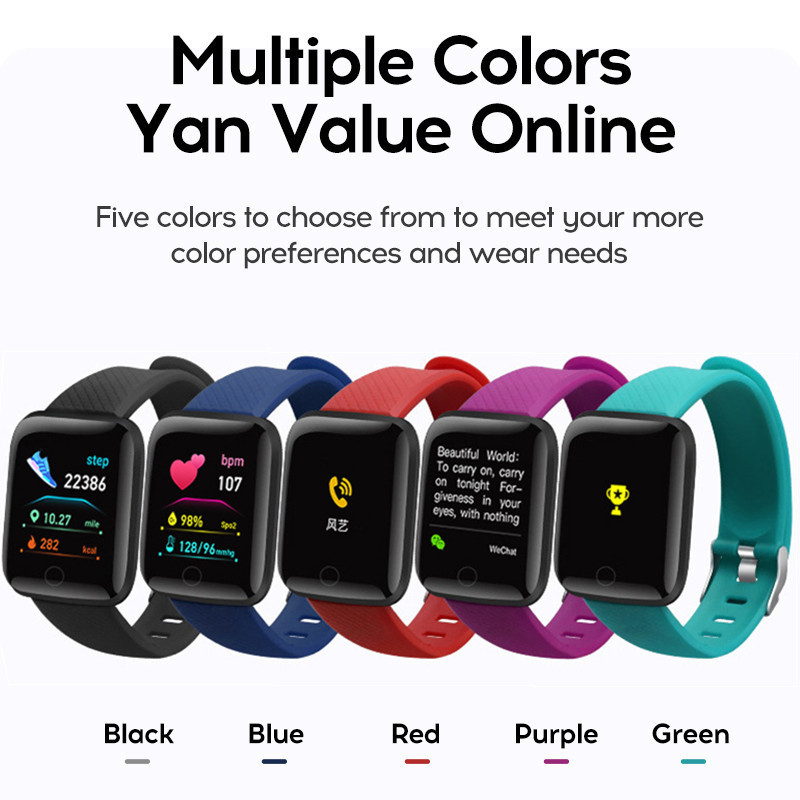 116plus สมาร์ทวอท์ชผู้ชายผู้หญ - Smartwatch Sports Watches For Women บทวิจารณ์และราคา