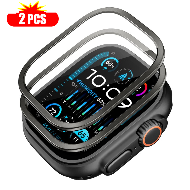 กระจกนิรภัย 2 ชิ้น สำหรับ Appl - Smartwatch Apple Watches For Men บทวิจารณ์และราคา