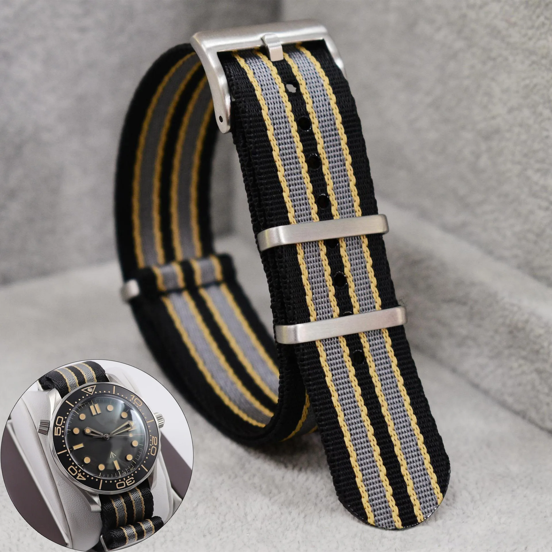 สายนาฬิกาไนลอน 20 มม.สําหรับ O - Nato Strap Nylon บทวิจารณ์และราคา