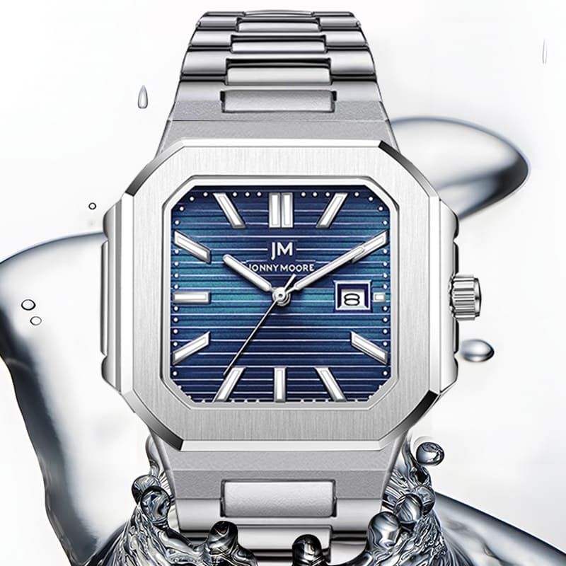 นาฬิกาควอตซ์ JONNY MOORE K1050 - Smartwatch Square Watches For Men บทวิจารณ์และราคา